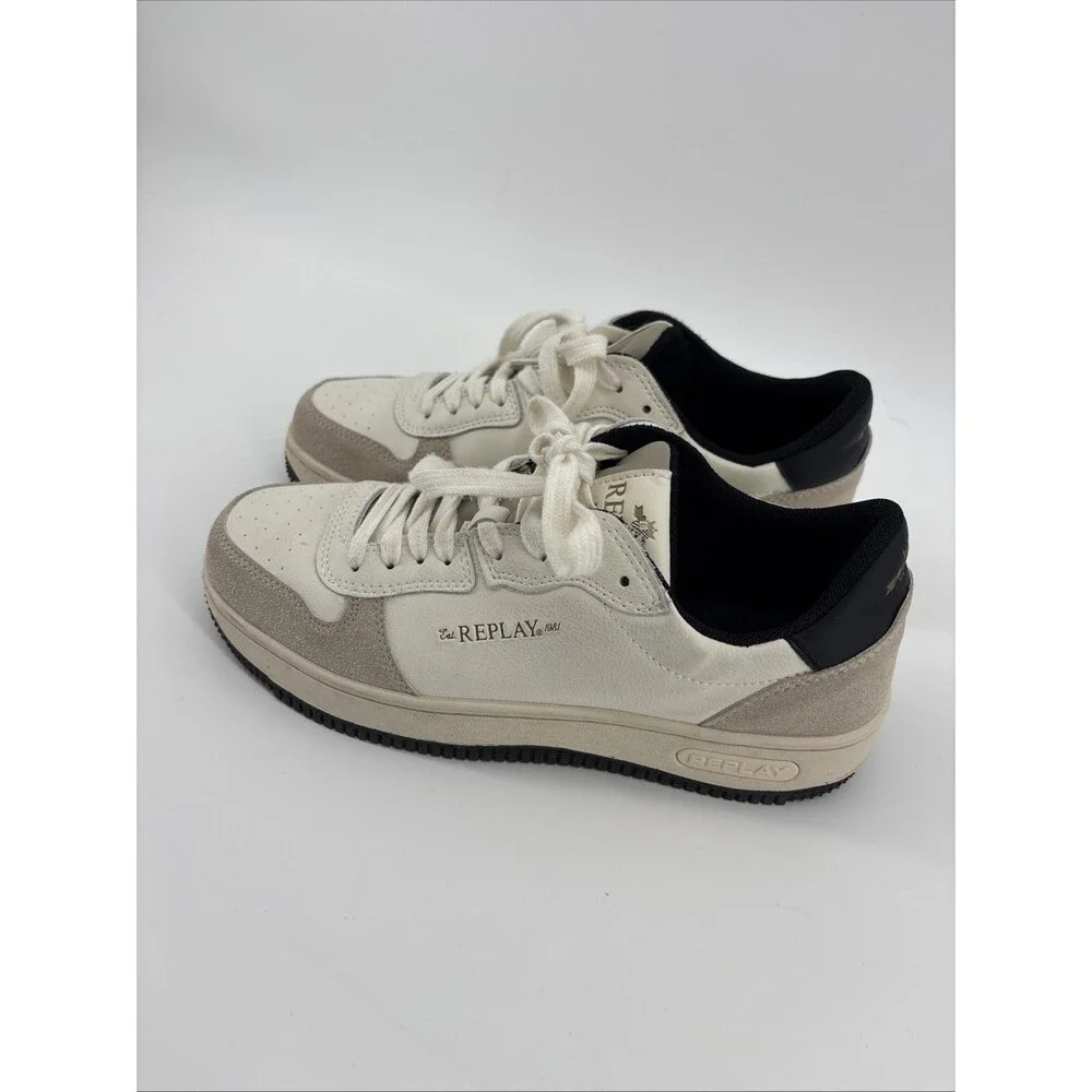 Replay Epic Base Women’s Sneakers Size 38 RZ3G0070L Beige